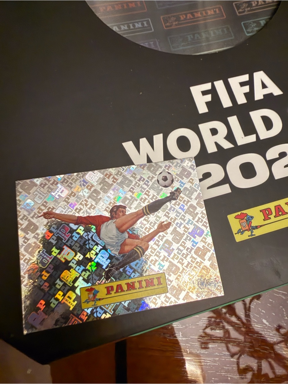Panini Fifa World 2022 Black Silver Holographic Sticker